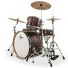 Full view of Gretsch Catalina Club 24in drum kit with cymbals.