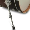 Close-up of drum shell and stand from Drummers Only.