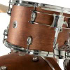 Close-up of Gretsch Catalina Club 24-inch shell pack in satin walnut glaze.
