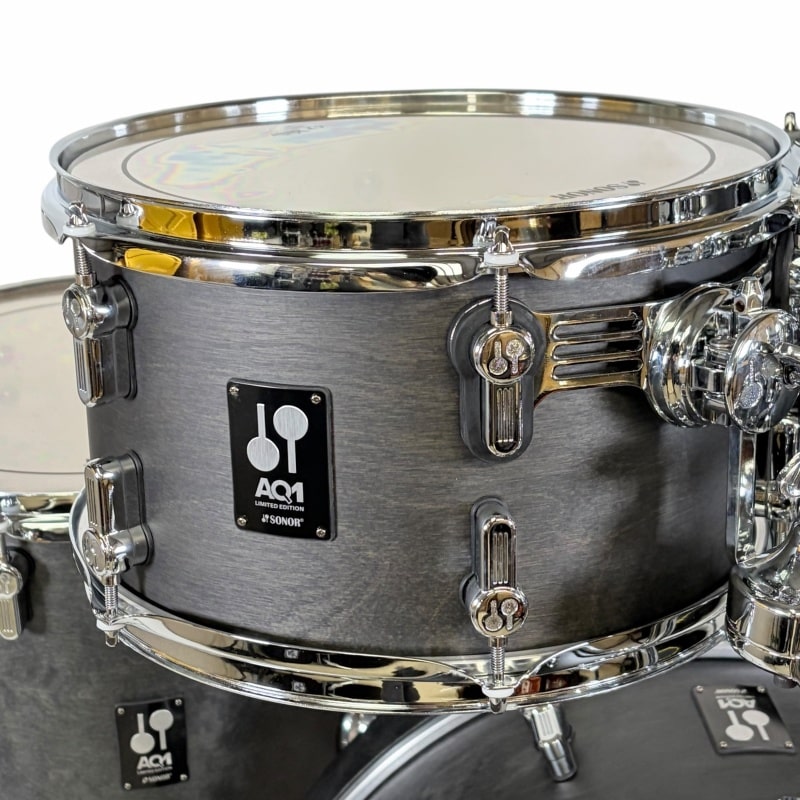 Sonor AQ1 Series 6pc Studio Set With Hardware - Limited Edition Satin Black - Image 5