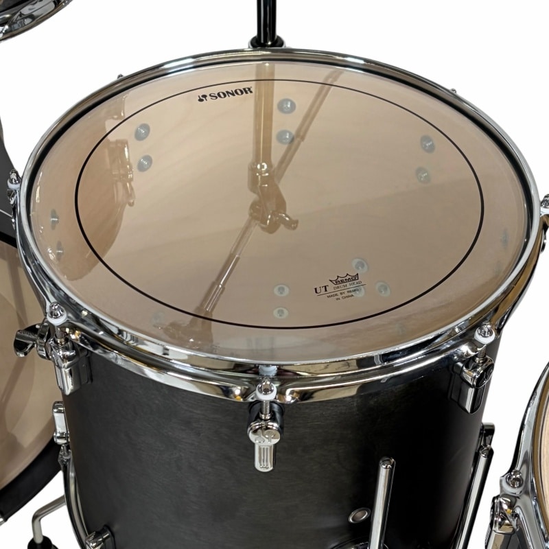 Sonor AQ1 Series 6pc Studio Set With Hardware - Limited Edition Satin Black - Image 9