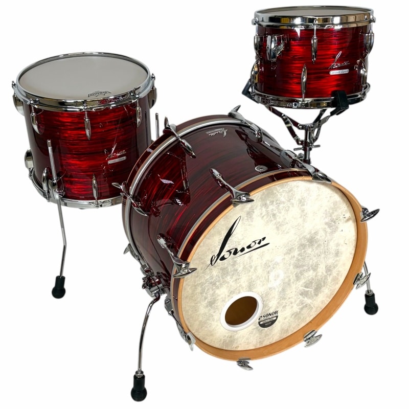 Sonor Vintage Series 20in 3pc shell pack - Vintage Red Oyster - Image 2