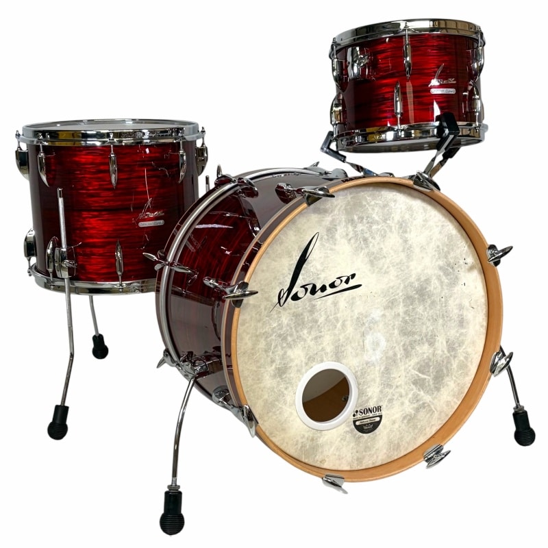 Sonor Vintage Series 20in 3pc shell pack - Vintage Red Oyster - Image 3