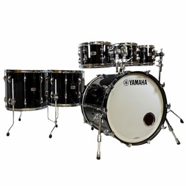 Yamaha Recording Custom 22in 6pc Shell Pack - Solid Black