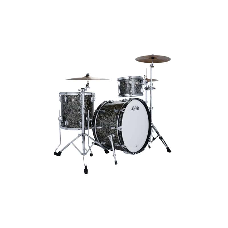 Ludwig Classic Maple 20in Downbeat 3pc Shell Pack - Moss Green - Image 3