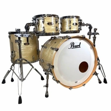 Pearl Masters Maple/Gum 22in 4pc Shell Pack - Platinum Gold Oyster