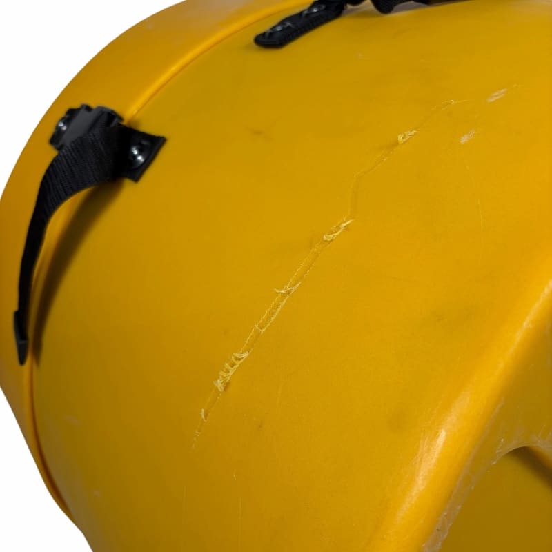 Hardcase Lined 18in Floor Tom Case - Yellow - Image 3
