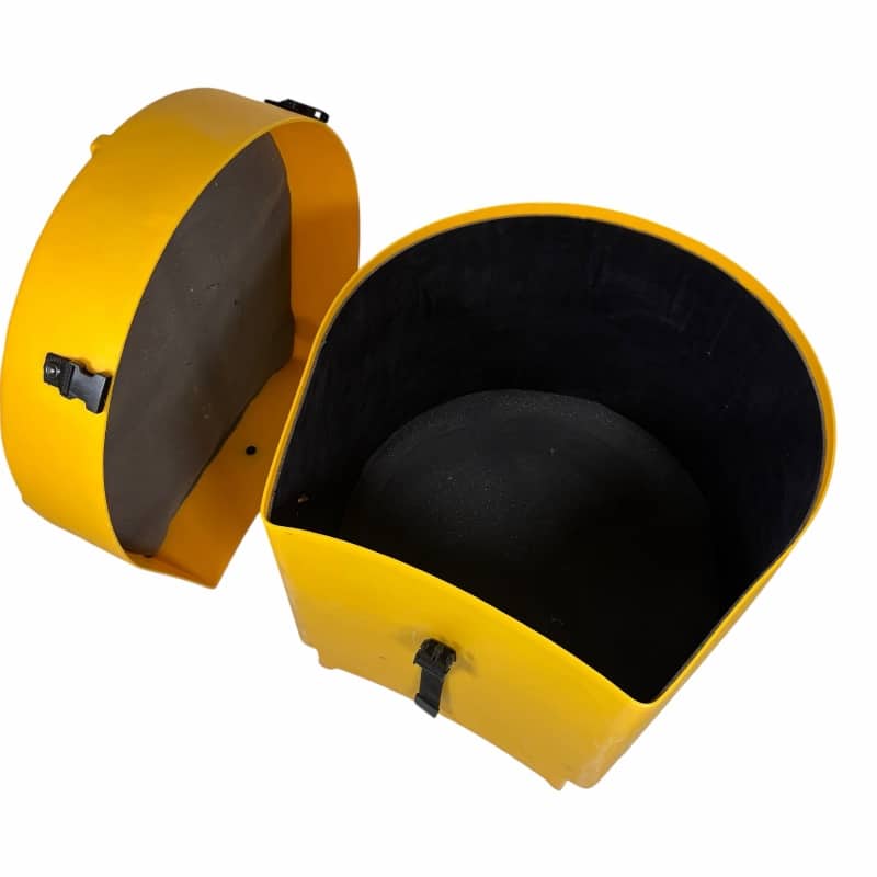 Hardcase Lined 18in Floor Tom Case - Yellow - Image 5