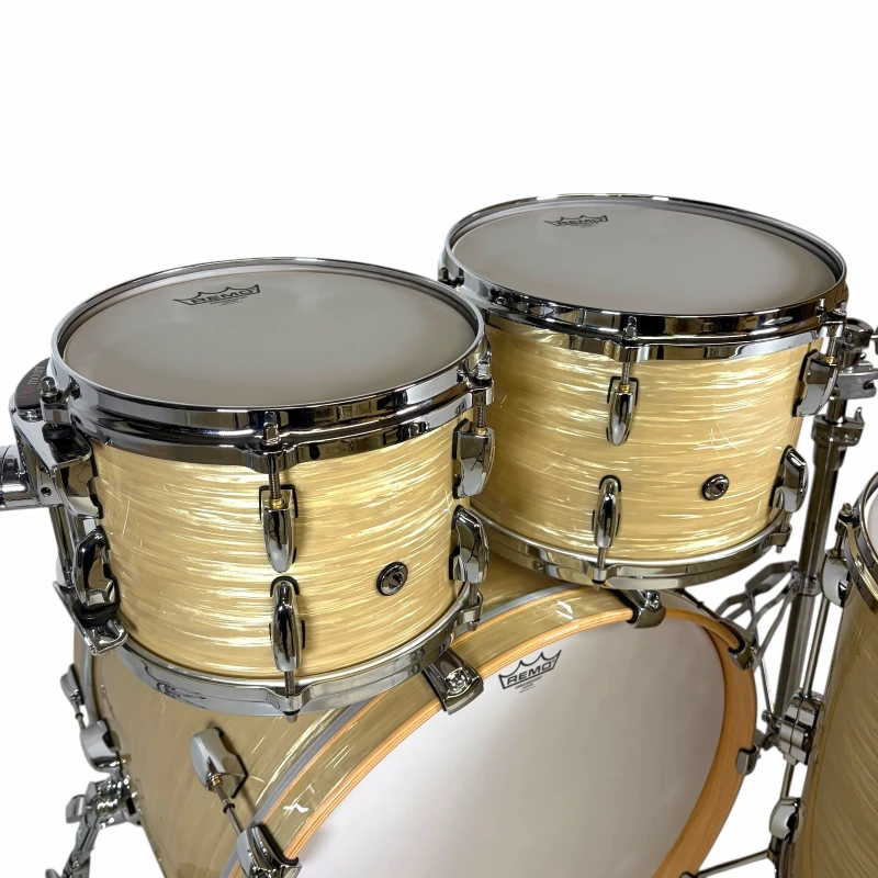 Pearl Masters Maple/Gum 22in 4pc Shell Pack - Platinum Gold Oyster - Image 12