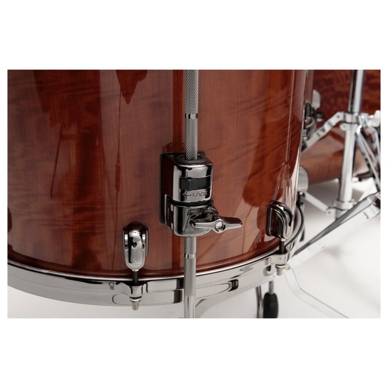 Tama Starclassic Bubinga 22in 5pc Shell Pack - Gloss African Cherry - Image 5