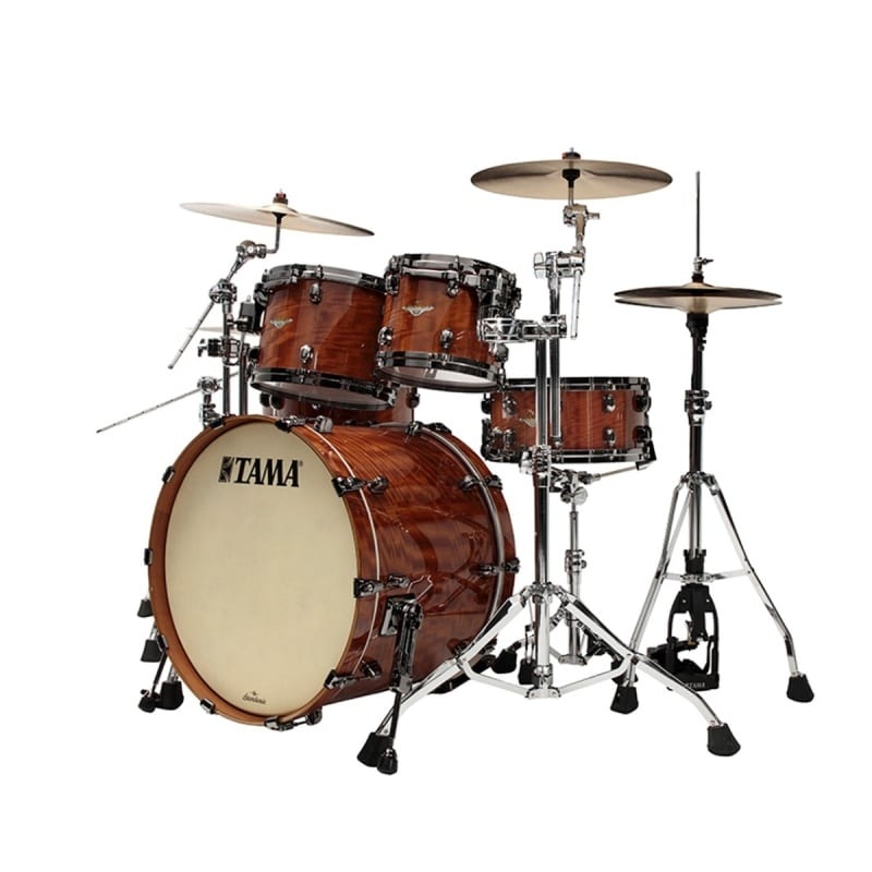 Tama Starclassic Bubinga 22in 5pc Shell Pack - Gloss African Cherry - Image 2