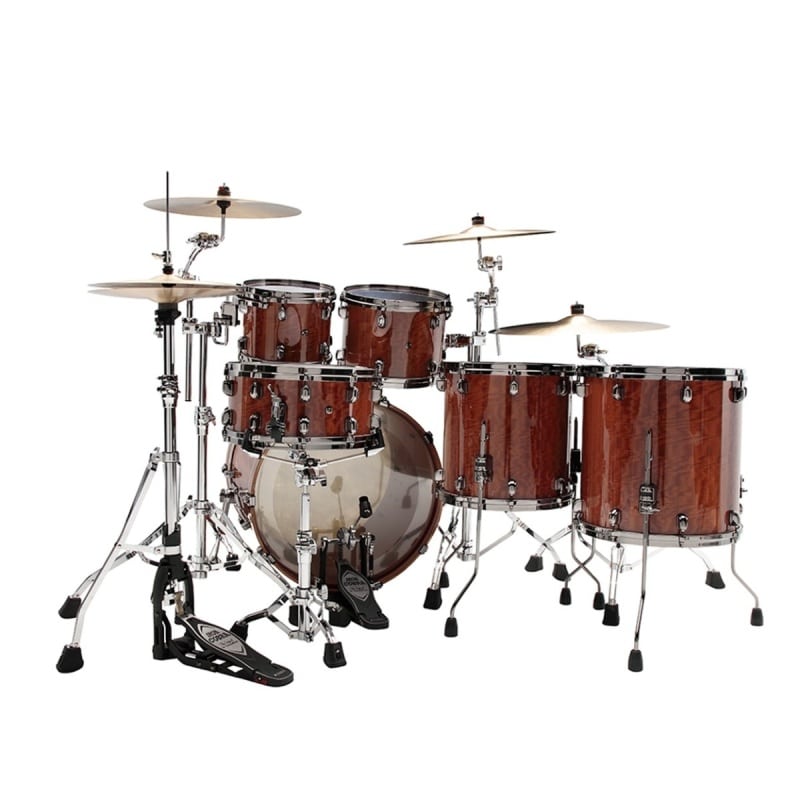 Tama Starclassic Bubinga 22in 5pc Shell Pack - Gloss African Cherry - Image 3
