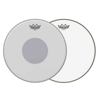 Remo Controlled Sound Coated 14in + Ambassador Hazy 14in Head Pack