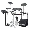 Electronic drum kit with monitor amplifier for drummers. Perfect for practice and performances, feat.