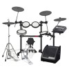 Electronic drum kit with monitor amplifier for drummers. Perfect for practice and live performances,.