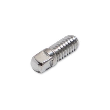 Chrome drum key screw 1/4-20 x 1/2 inch for drum hardware.