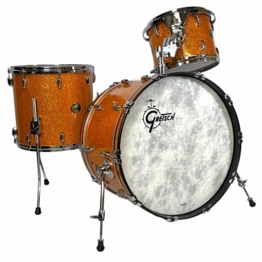 Gretsch USA Custom 22in 3pc Shell Pack - Gold Glass