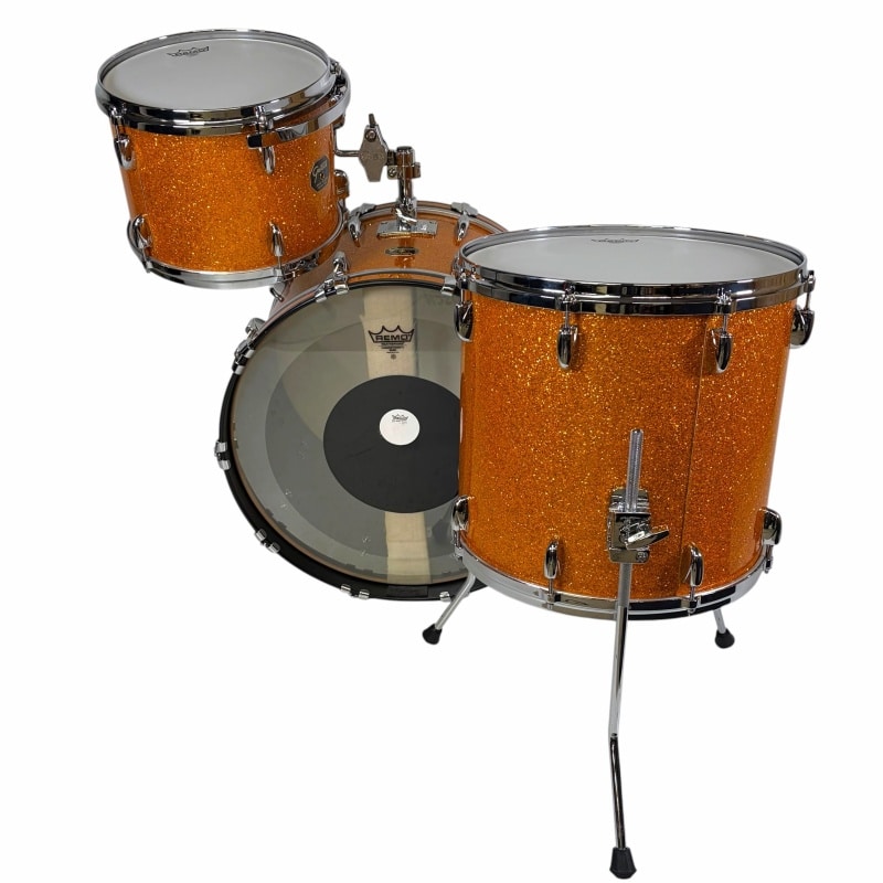 Gretsch USA Custom 22in 3pc Shell Pack - Gold Glass - Image 7