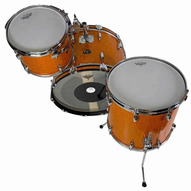 Gretsch USA Custom 22in 3pc Shell Pack - Gold Glass - Image 8