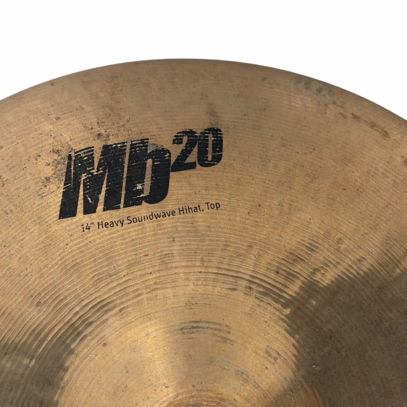 Meinl MB20 14in Heavy Soundwave Hi-hat Cymbals - Image 2