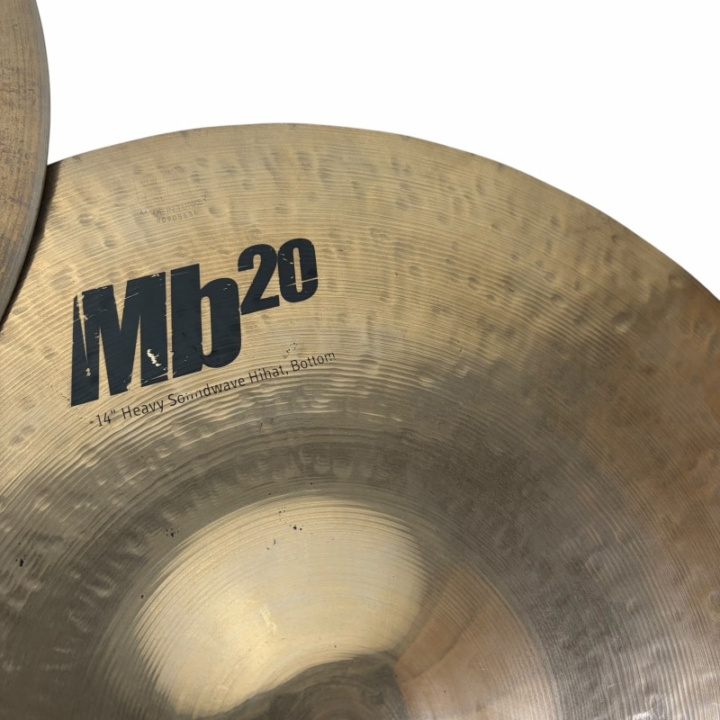 Meinl MB20 14in Heavy Soundwave Hi-hat Cymbals - Image 5