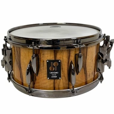 Sonor One Of A Kind 13x6.5in Vintage Black Limba Snare