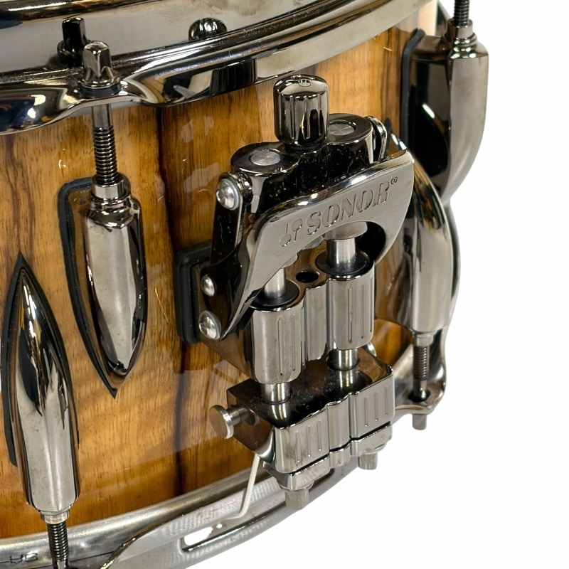 Sonor One Of A Kind 13x6.5in Vintage Black Limba Snare - Image 5