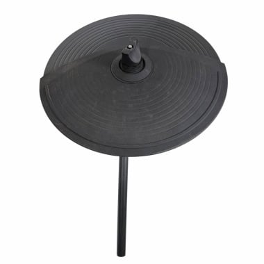 Carlsbro CY-12 cymbal pad with holder and clamp for electronic drum kits.