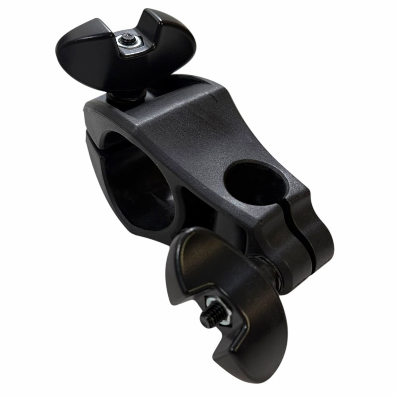 Cymbal pad with mounting holder and clamp for drum kits.