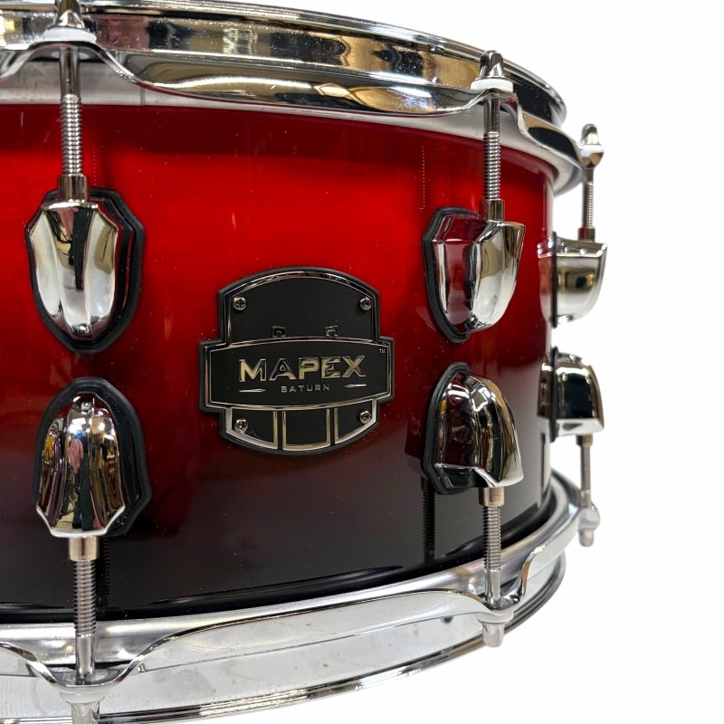 Mapex Saturn Classic 14x6.5in Snare Drum - Scarlet Fade - Image 3