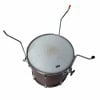Snare drum with drumsticks and drumsticks holders for drummers.
