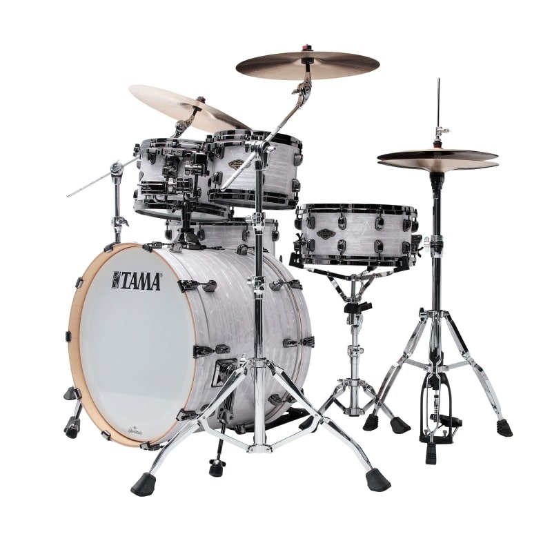 Tama Starclassic Walnut/birch 22in 5pc Shell Pack - White Pearl - Image 3