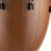 High-quality wooden drum shell with tuning hardware.
