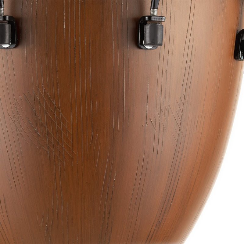 High-quality wooden drum shell with tuning hardware.