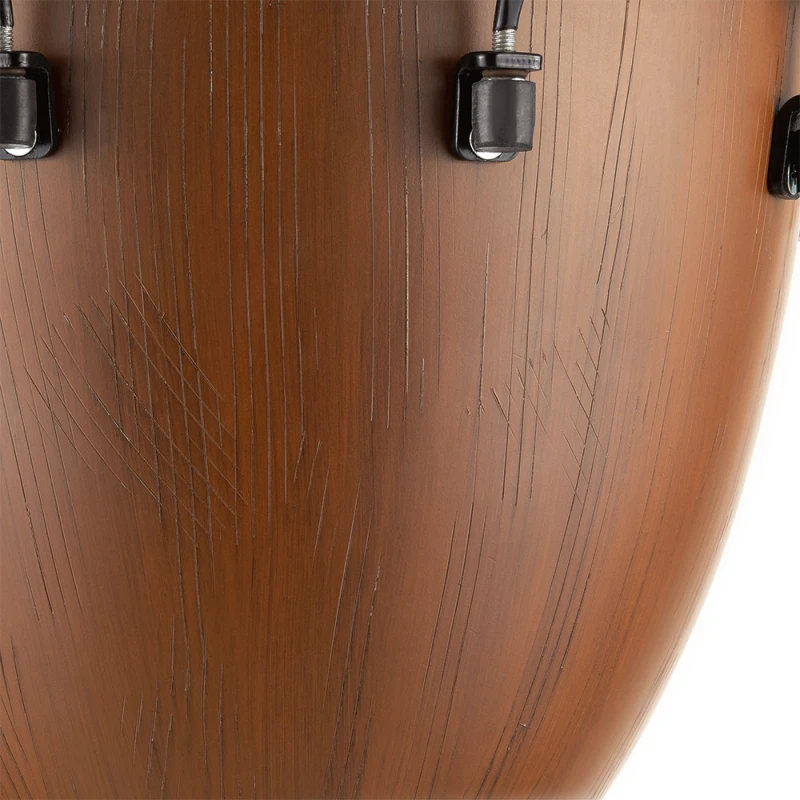 High-quality wooden drum shell with tuning hardware.