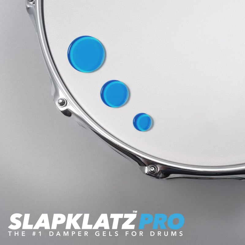 Slapklatz Pro Drum Dampers Pack Of 12 - Blue Ice - Image 4