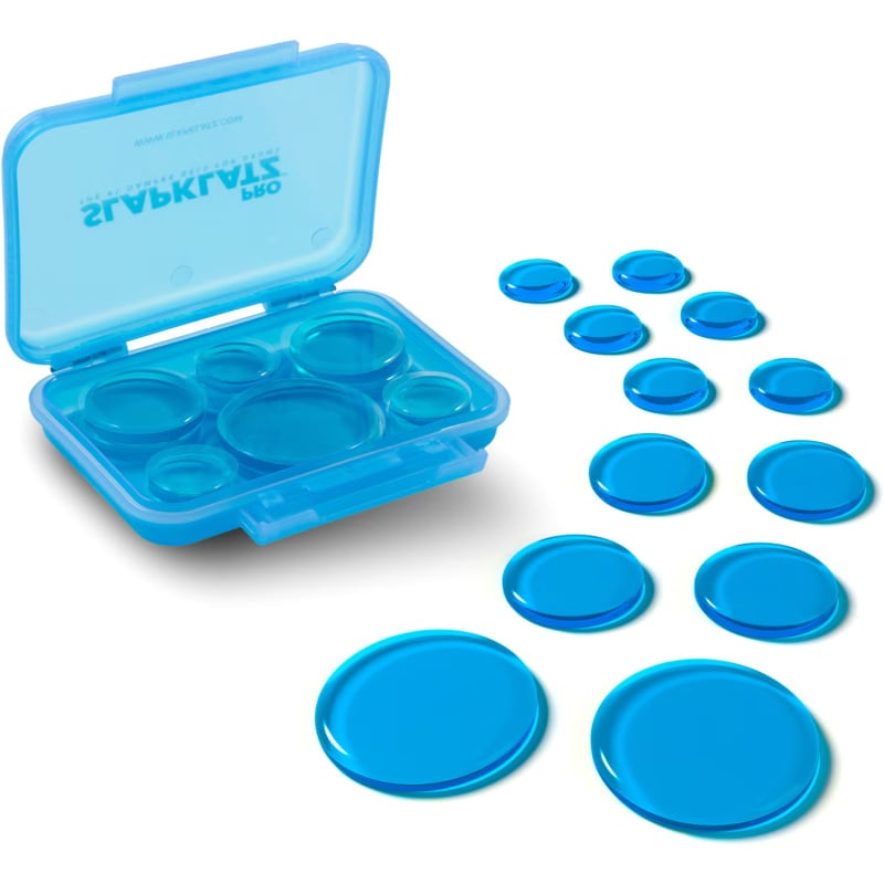 Slapklatz Pro Drum Dampers Pack Of 12 - Blue Ice - Image 3
