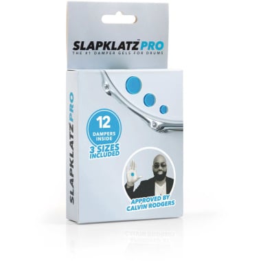 Slapklatz Pro Drum Dampers Pack Of 12 - Blue Ice
