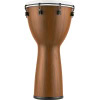 Traditional wooden conga drum for percussion and rhythm in music performances.