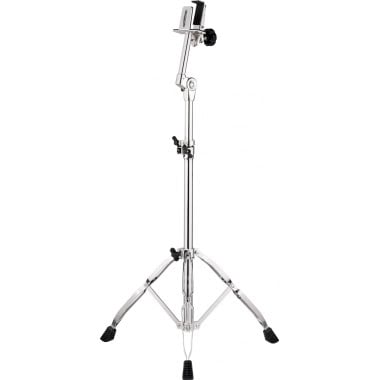 Electronic drum kit stand with adjustable height and sturdy tripod base.