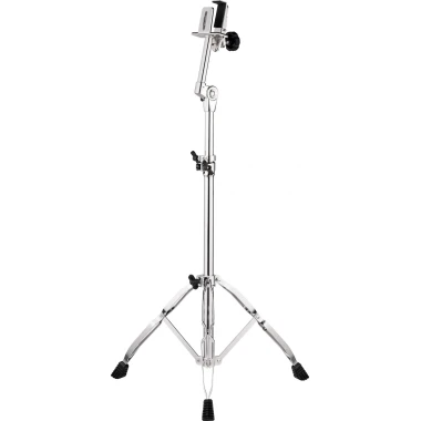 Electronic drum kit stand with adjustable height and sturdy tripod base.
