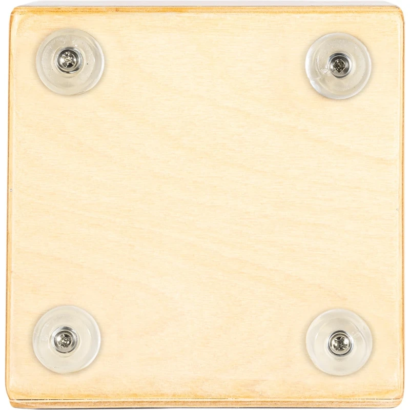Mini Cajon in Burl Wood finish for percussion enthusiasts.
