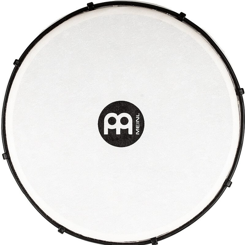 Close-up of Meinl drum head with Drummers Only logo, suitable for percussion and drumming enthusiast.