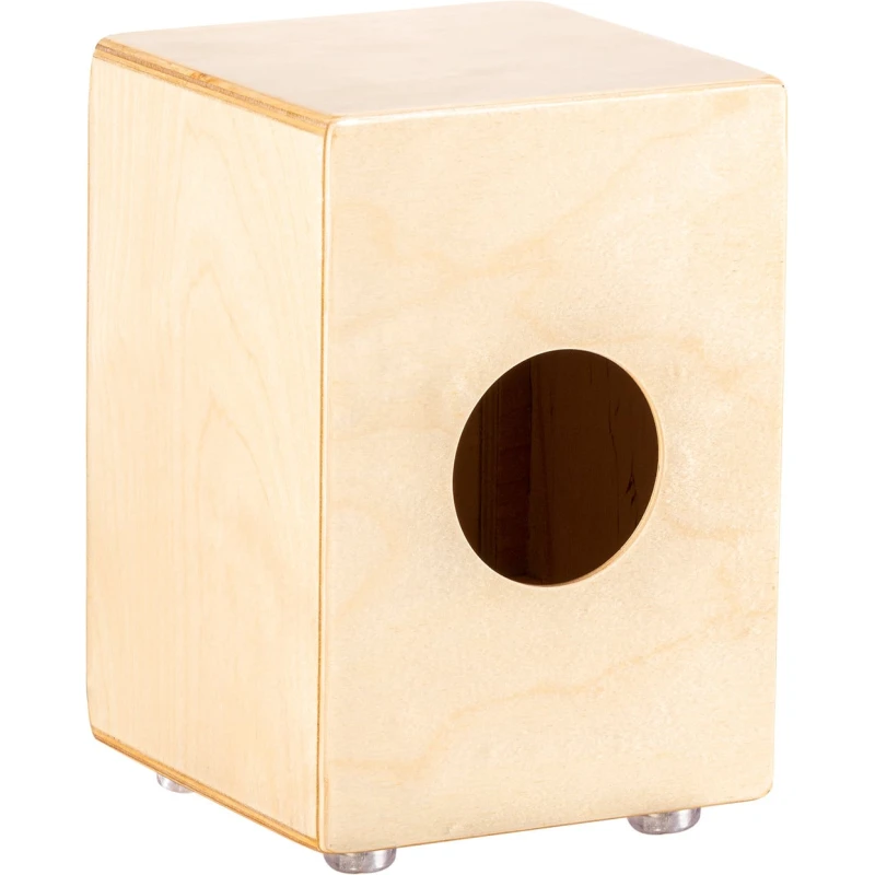 Meinl MC1BW Mini Cajon in Burl Wood for percussion enthusiasts.
