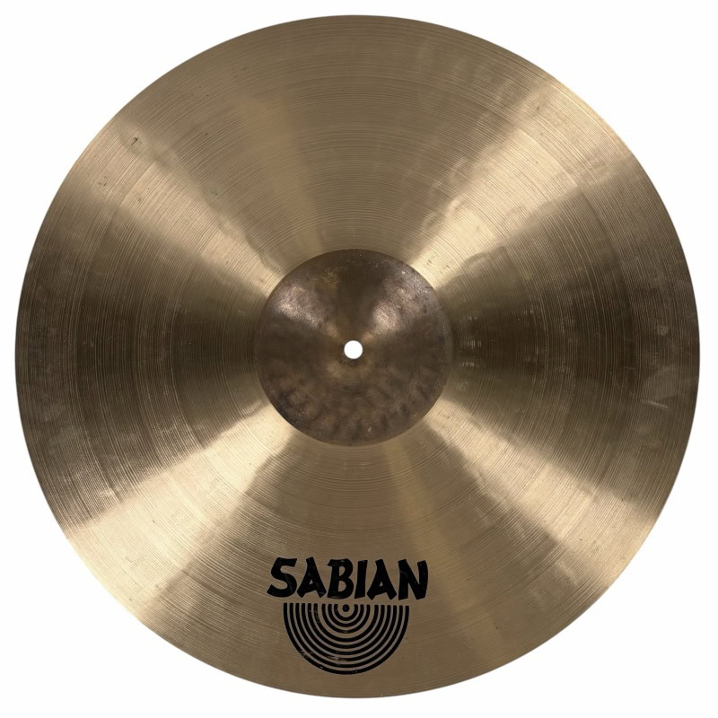 High-quality Sabian cymbal for drummers and percussionists.