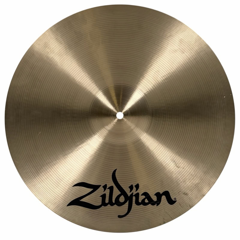 Zildjian cymbal for drummers, high-quality percussion instrument.