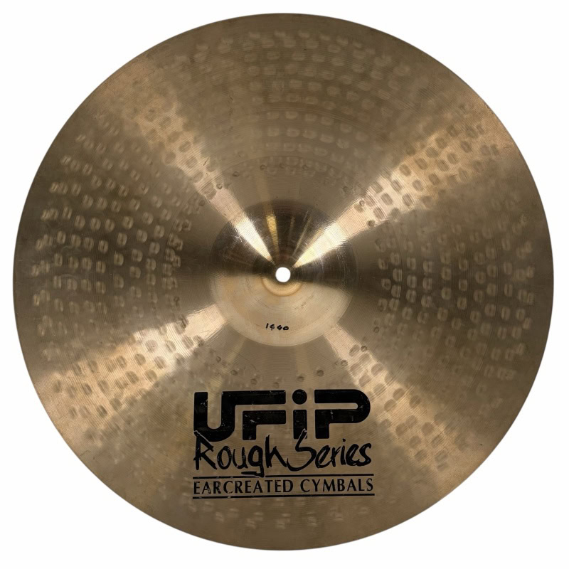 UFiP Rough Series ear-processed cymbal for professional drummers.