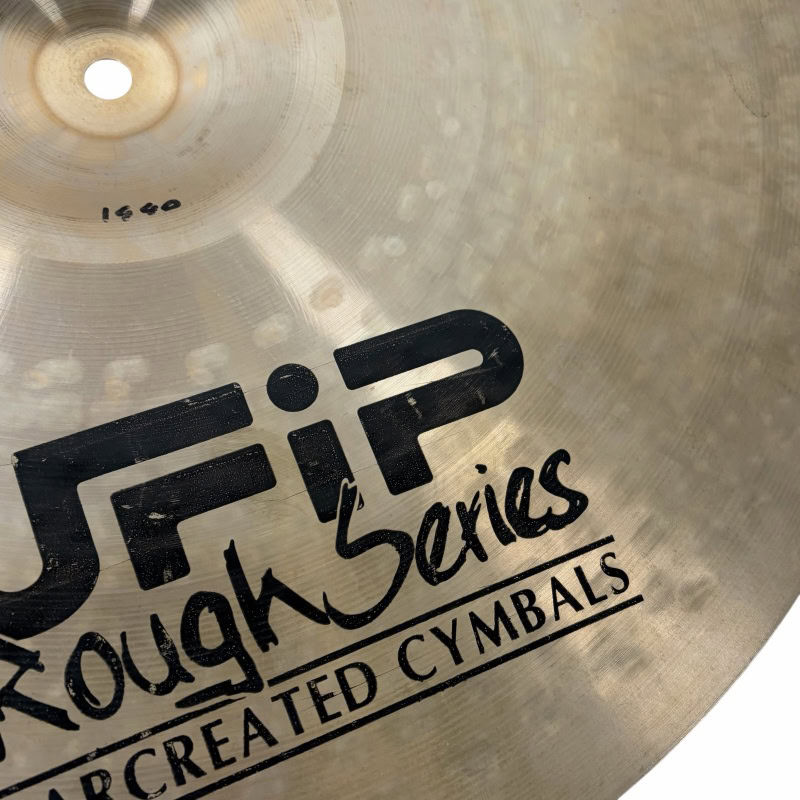 Drummers Only logo on a professional cymbal for drum kits.