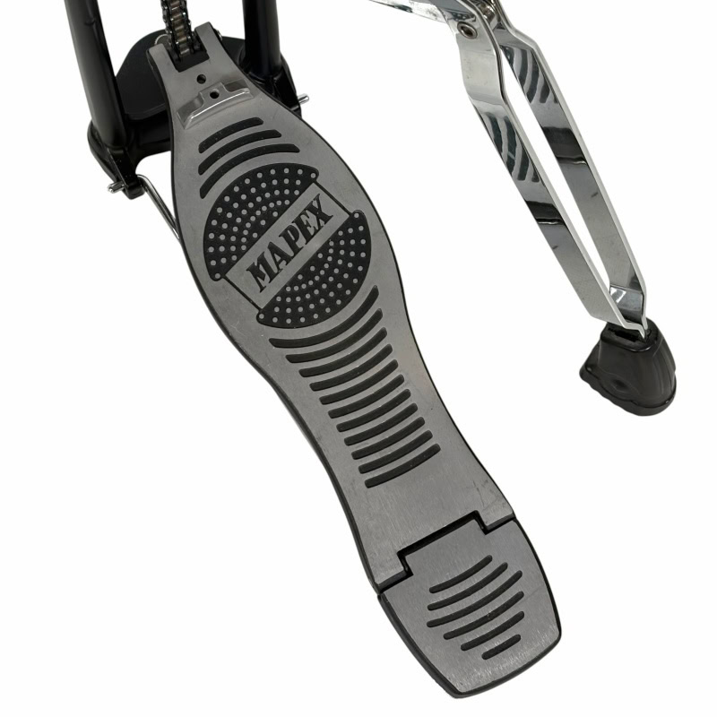 Mapex bass drum pedal for drummers, high-quality percussion equipment.