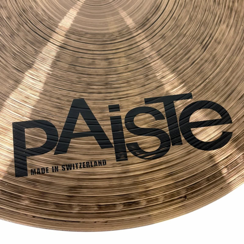 High-quality Paiste cymbal for drummers.